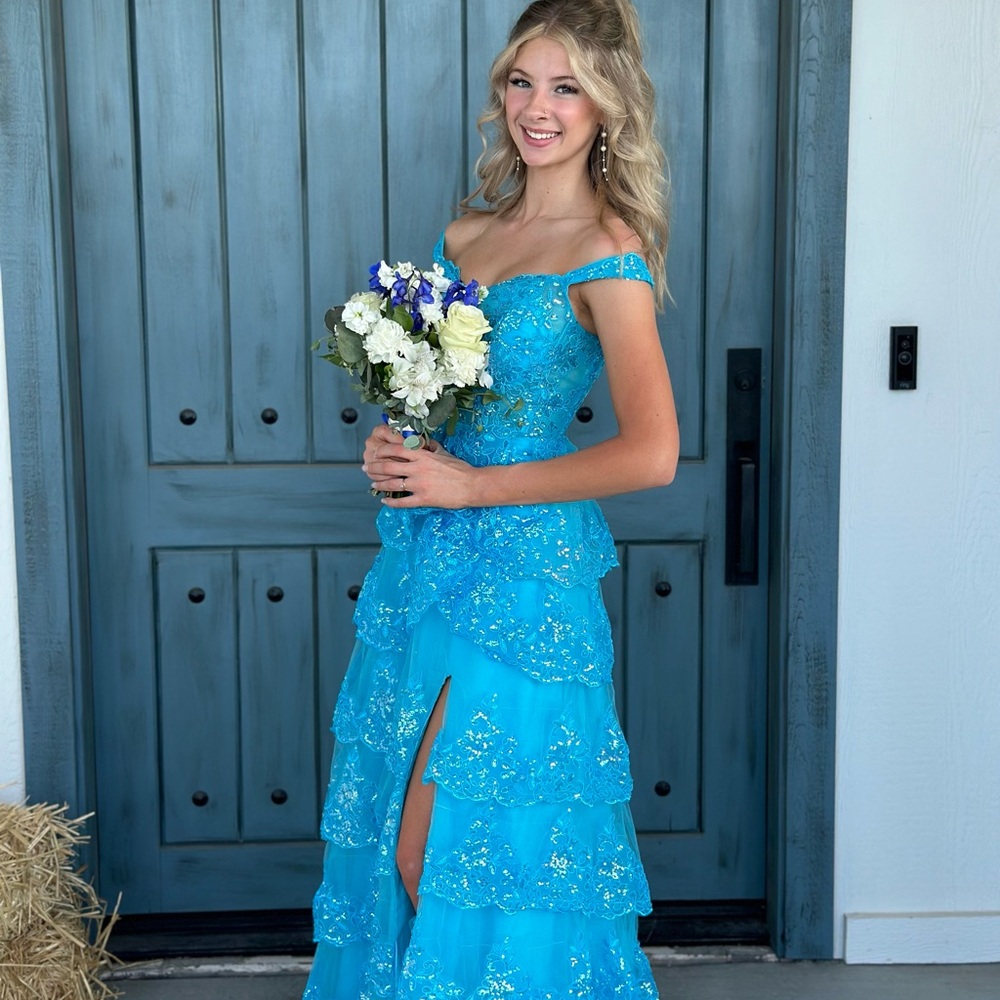 Amazon Women's Blue Maxi Dress